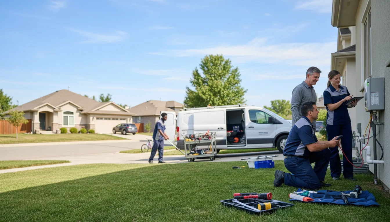 Tankless water heater service in Clifton, TX